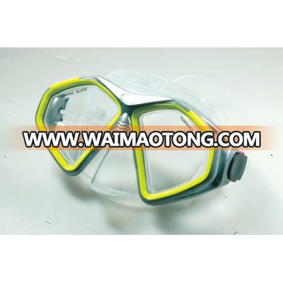 Frameless Design Sea Dive Mask One Piece Glass Lens Camera