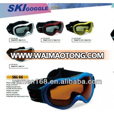 Super Anti-fog with Spherical Double Lenses Snow Goggles