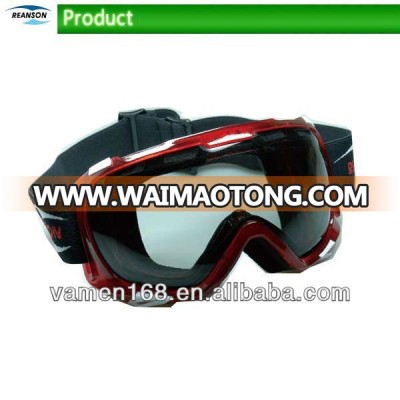 Red Custom Ski Goggles