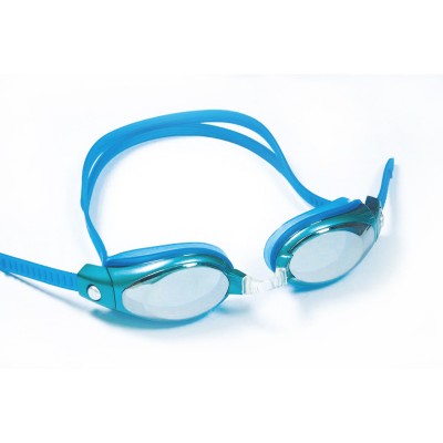 Automatic Buckle for Quick Adjust Mirrored Swim Goggle